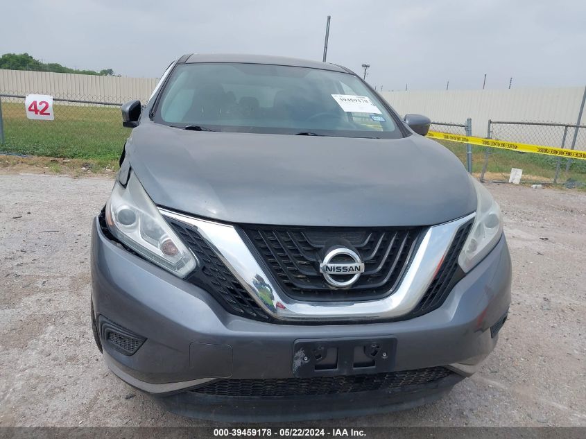 2015 Nissan Murano S VIN: 5N1AZ2MG1FN288700 Lot: 39459178