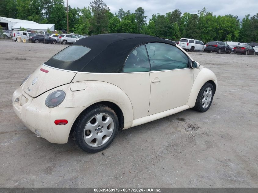 2003 Volkswagen New Beetle Gls VIN: 3VWCK21YX3M318746 Lot: 39459179