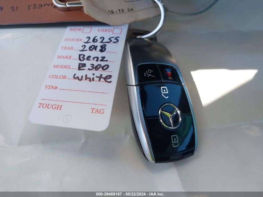 2018 MERCEDES-BENZ E 300 300 - WDDZF4JB8JA349616