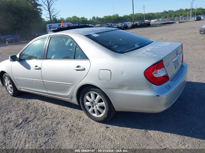 2003 Toyota Camry Le/Xle/Se VIN: 4T1BF30K73U052700 Lot: 39459197