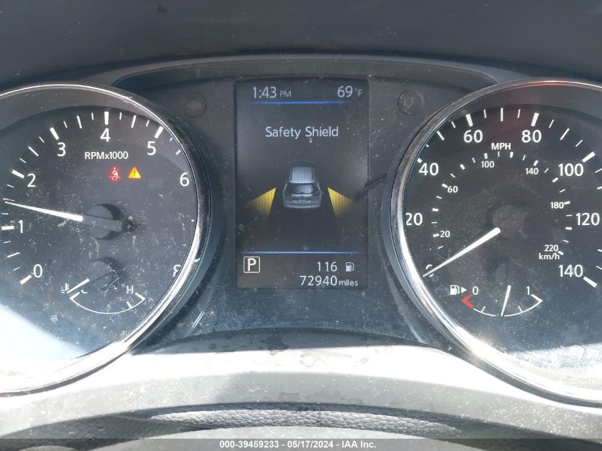 2018 Nissan Rogue Sv VIN: KNMAT2MV9JP592262 Lot: 39459233