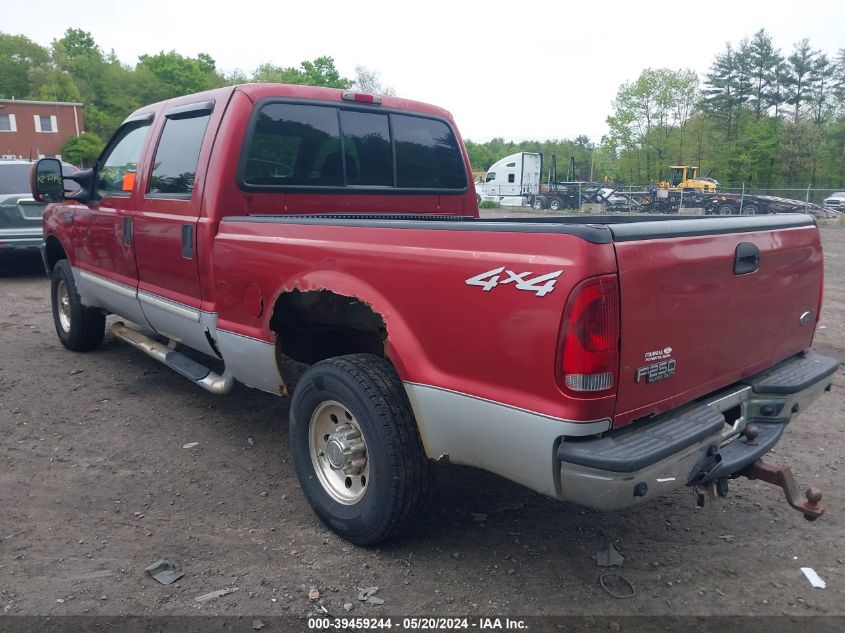 2003 Ford F250 Super Duty VIN: 1FTNW21L23EC94341 Lot: 39459244