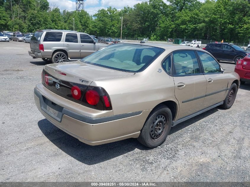 2005 Chevrolet Impala VIN: 2G1WF52E859245097 Lot: 39459251