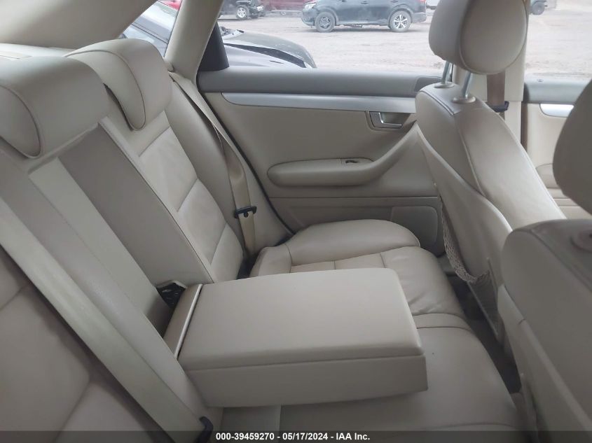 2006 Audi A4 2.0T VIN: WAUAF78E66A173050 Lot: 39459270