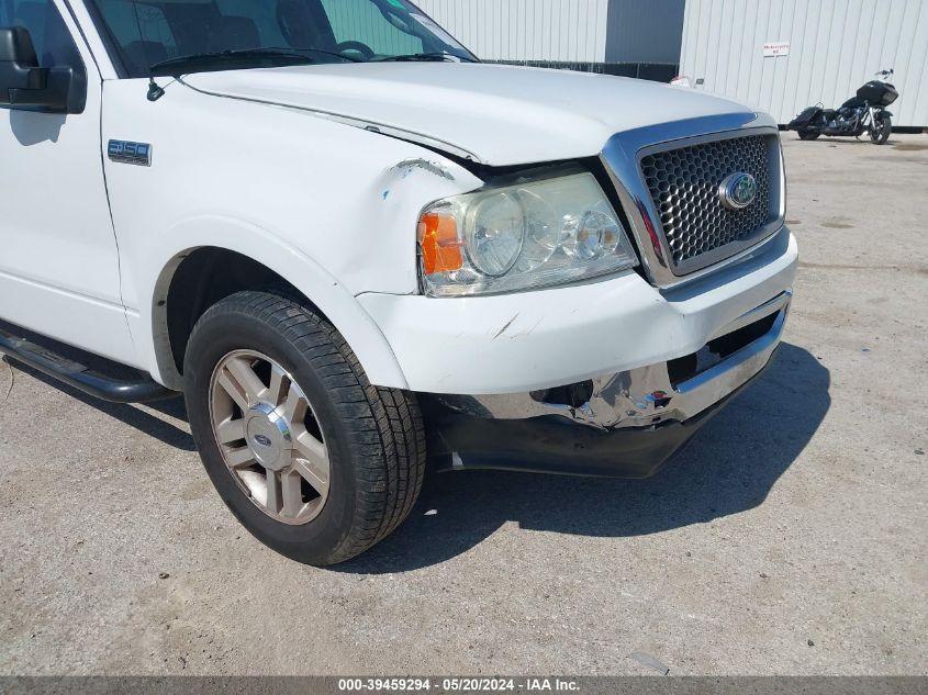 2006 Ford F-150 Lariat/Xlt VIN: 1FTPW12V06FB60378 Lot: 39459294