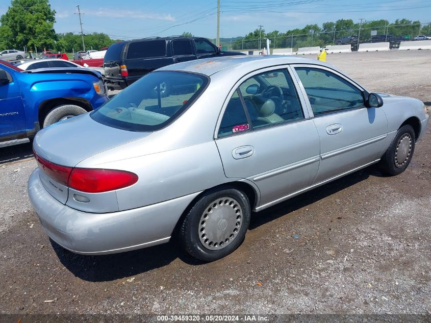 1998 Mercury Tracer Gs VIN: 1MEFM10P5WW606450 Lot: 39459320