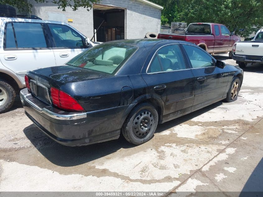 2000 Lincoln Ls VIN: 1LNHM86SXYY761075 Lot: 39459321