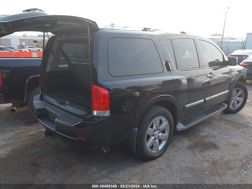 2012 Nissan Armada Platinum VIN: 5N1BA0NEXCN611361 Lot: 39459340