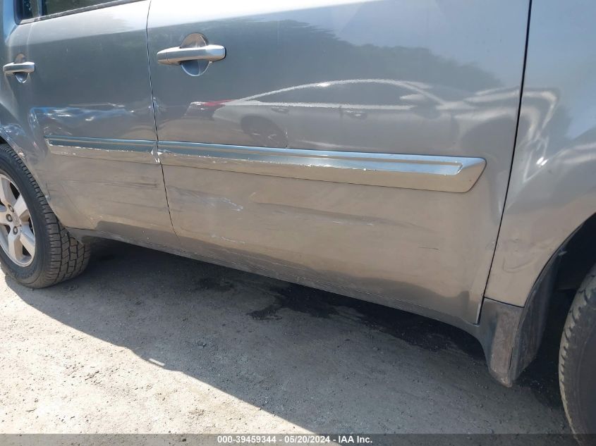 2009 Honda Pilot Ex VIN: 5FNYF48469B011857 Lot: 39459344