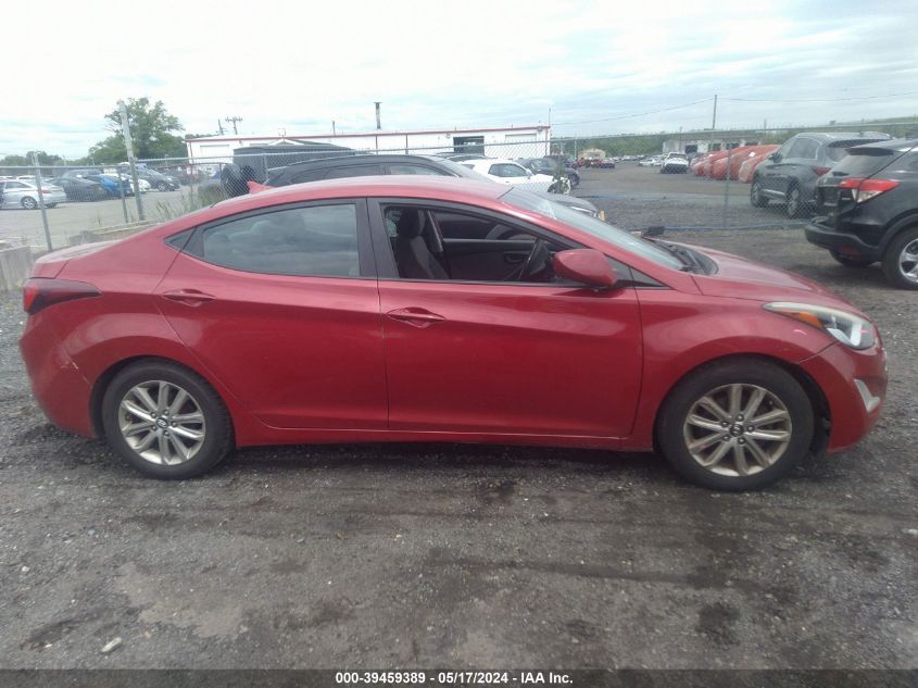 2015 Hyundai Elantra Se VIN: KMHDH4AE3FU452288 Lot: 39459389