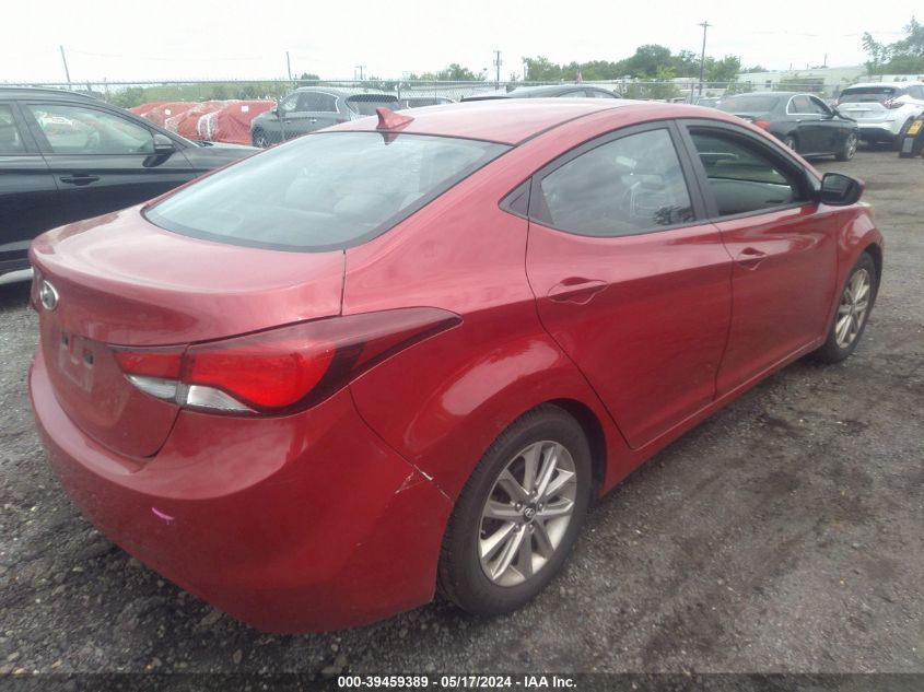 2015 Hyundai Elantra Se VIN: KMHDH4AE3FU452288 Lot: 39459389