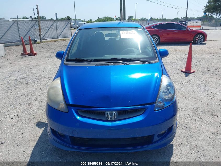 2008 Honda Fit Sport VIN: JHMGD38688S042041 Lot: 39459396