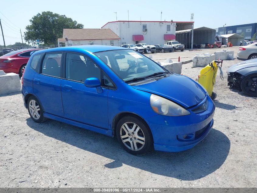 2008 Honda Fit Sport VIN: JHMGD38688S042041 Lot: 39459396