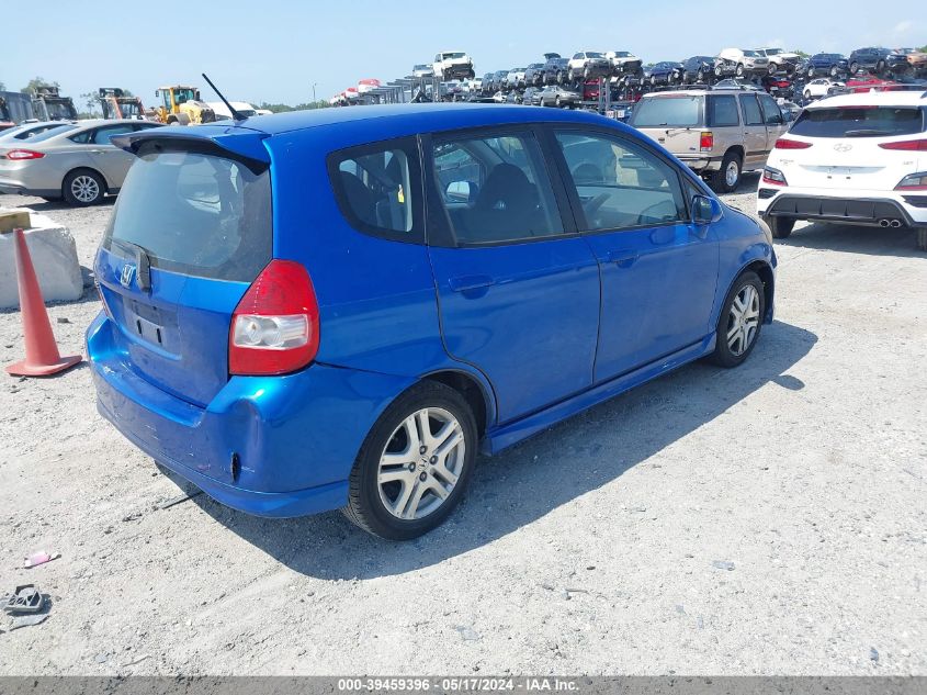 2008 Honda Fit Sport VIN: JHMGD38688S042041 Lot: 39459396