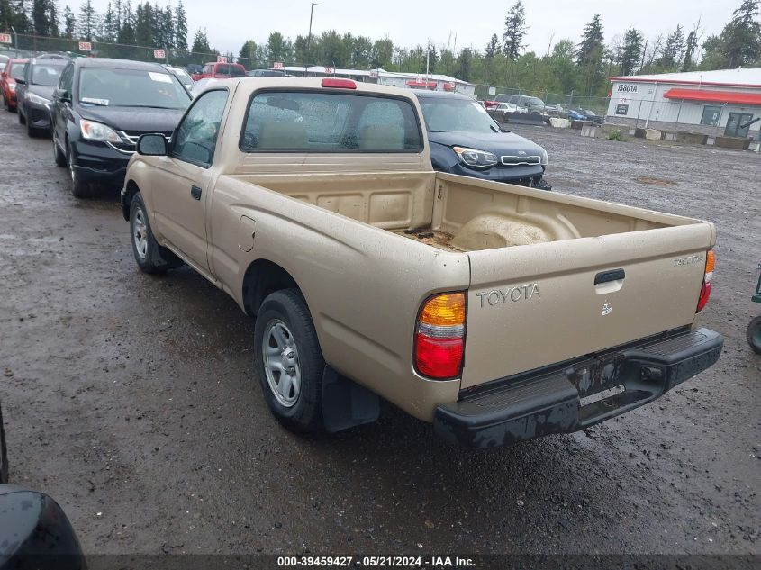 2002 Toyota Tacoma Base (M5) VIN: 5TENL42N22Z131446 Lot: 39459427