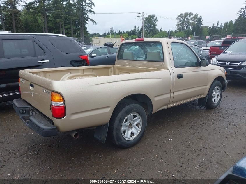 2002 Toyota Tacoma Base (M5) VIN: 5TENL42N22Z131446 Lot: 39459427