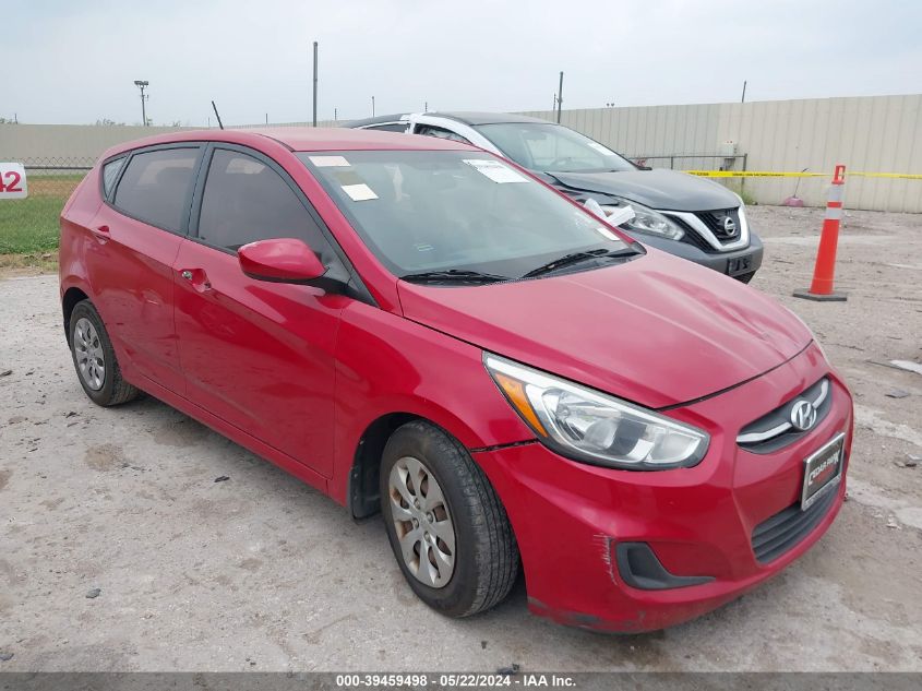 2015 Hyundai Accent Gs VIN: KMHCT5AE8FU212203 Lot: 39459498