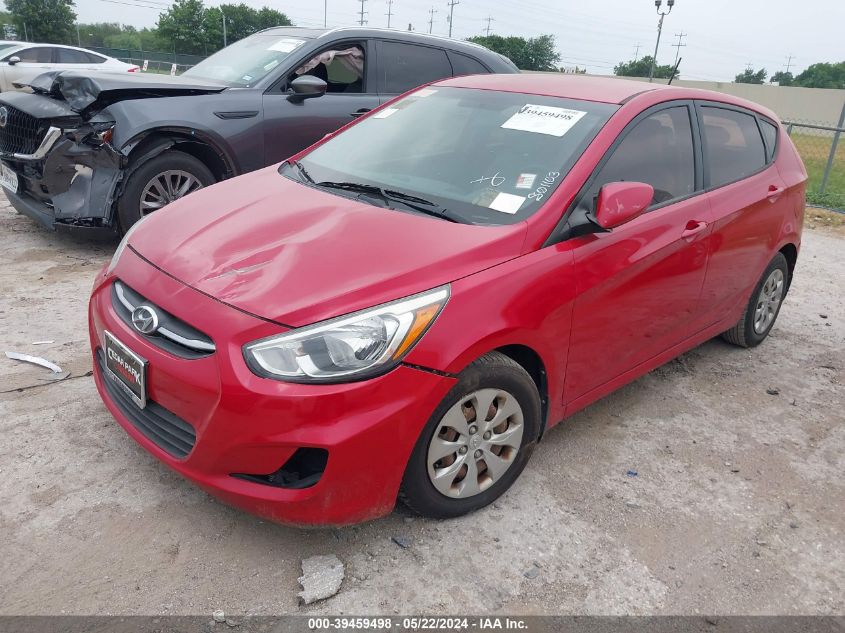 2015 Hyundai Accent Gs VIN: KMHCT5AE8FU212203 Lot: 39459498