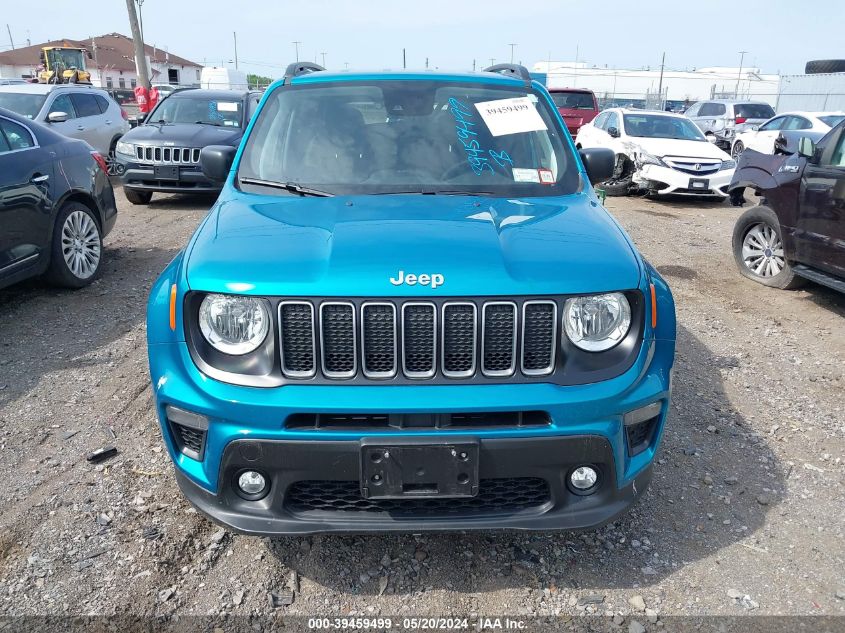 2022 Jeep Renegade Latitude 4X4 VIN: ZACNJDB17NPN60211 Lot: 39459499