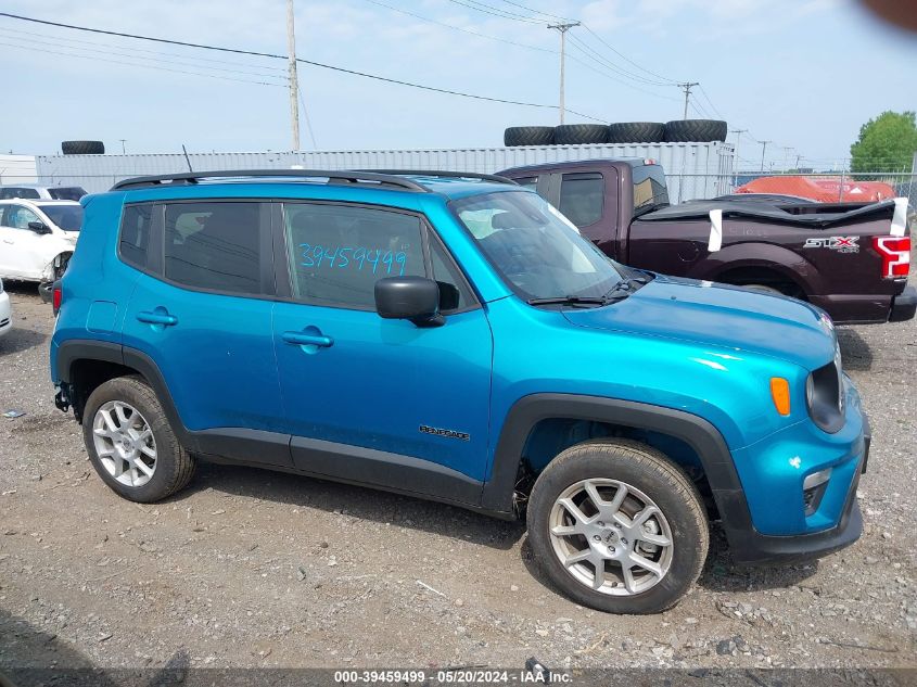 2022 Jeep Renegade Latitude 4X4 VIN: ZACNJDB17NPN60211 Lot: 39459499