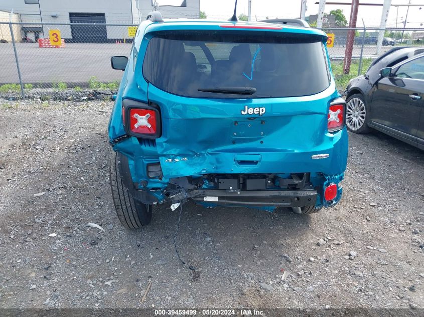 2022 Jeep Renegade Latitude 4X4 VIN: ZACNJDB17NPN60211 Lot: 39459499