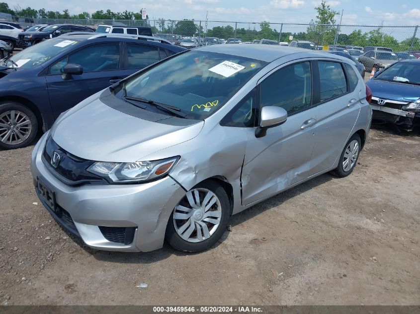 2015 Honda Fit Lx VIN: 3HGGK5G52FM729308 Lot: 39459546