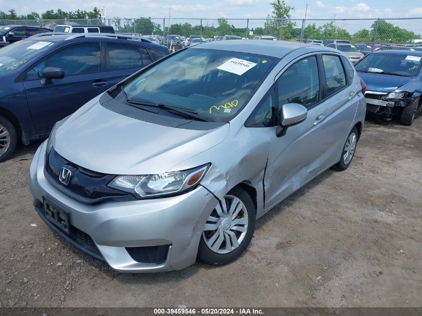 2015 Honda Fit Lx VIN: 3HGGK5G52FM729308 Lot: 39459546