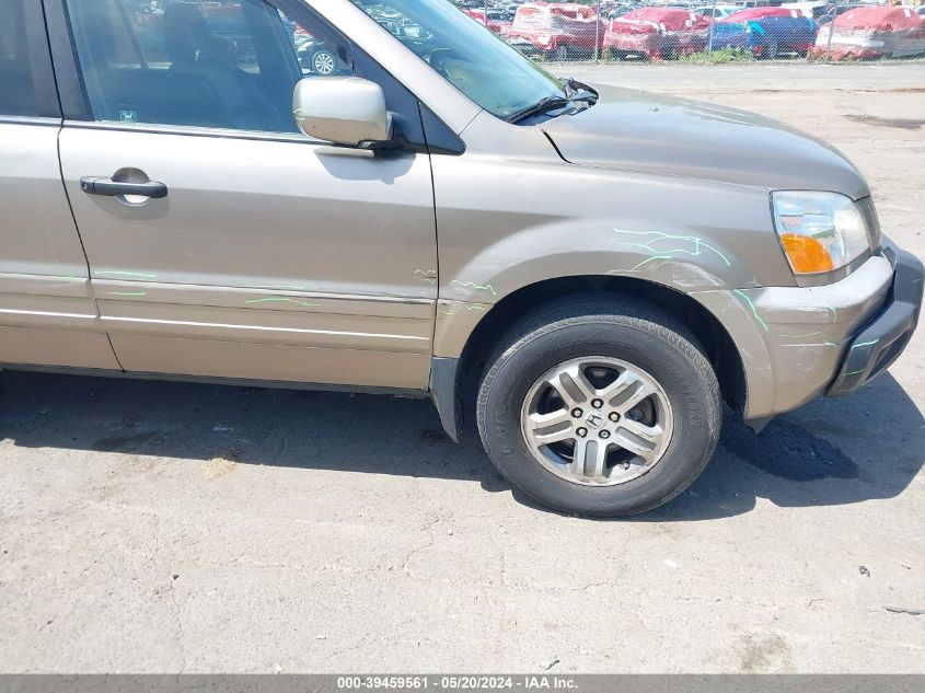 2005 Honda Pilot Ex-L VIN: 2HKYF18685H524233 Lot: 39459561