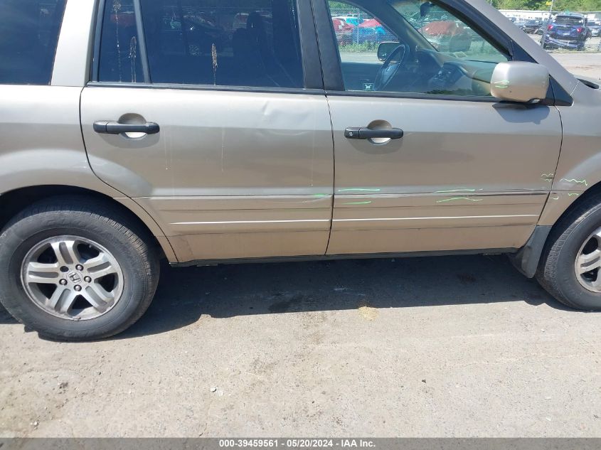 2005 Honda Pilot Ex-L VIN: 2HKYF18685H524233 Lot: 39459561