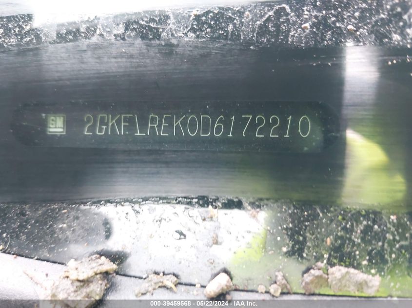 2013 GMC Terrain Sle-1 VIN: 2GKFLREK0D6172210 Lot: 39459568