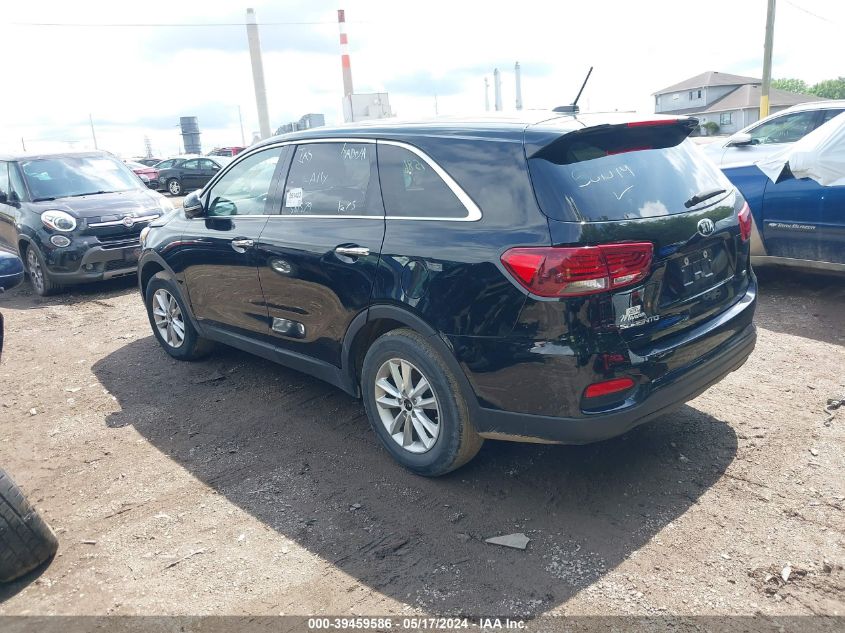 2019 Kia Sorento 2.4L L VIN: 5XYPG4A33KG581579 Lot: 39459586