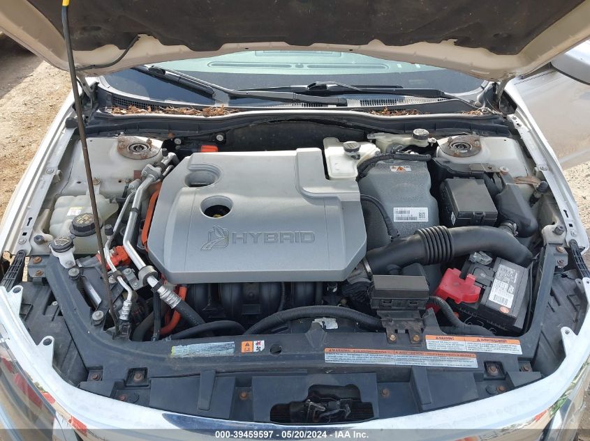 2010 Ford Fusion Hybrid VIN: 3FADP0L38AR335971 Lot: 39459597