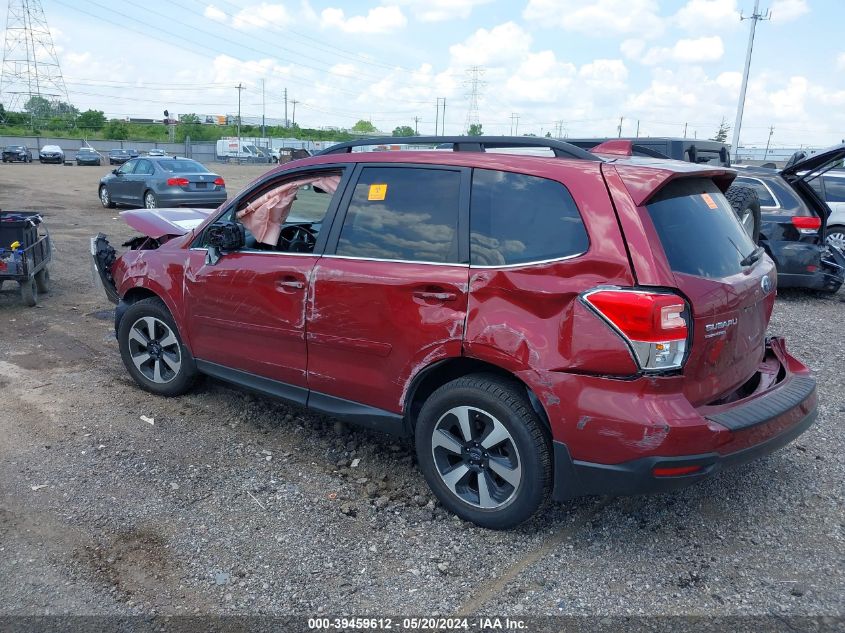 2018 Subaru Forester 2.5I Limited VIN: JF2SJAJC9JH603389 Lot: 39459612