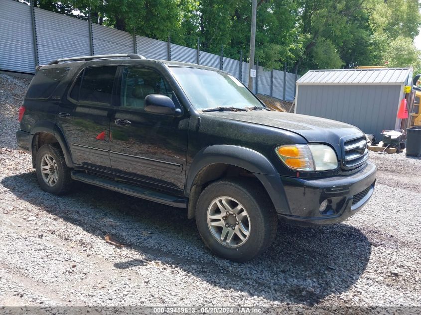 2003 Toyota Sequoia Limited V8 VIN: 5TDBT48A03S170946 Lot: 39459613