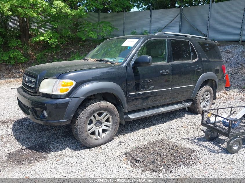 2003 Toyota Sequoia Limited V8 VIN: 5TDBT48A03S170946 Lot: 39459613