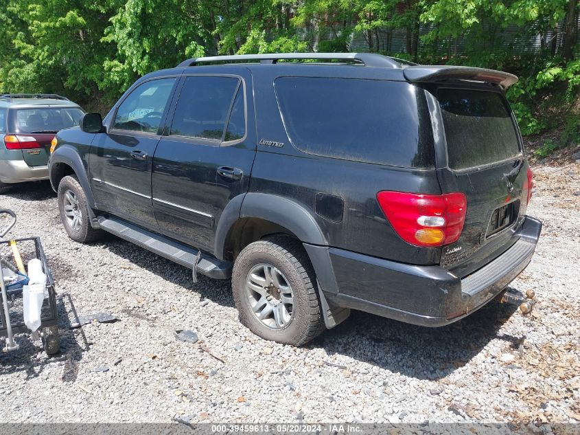 2003 Toyota Sequoia Limited V8 VIN: 5TDBT48A03S170946 Lot: 39459613