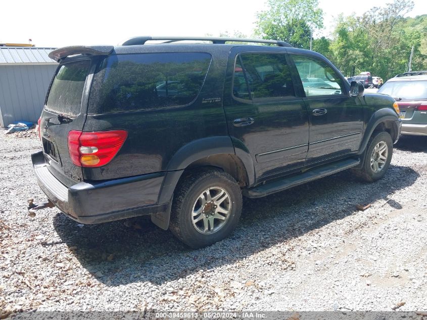 2003 Toyota Sequoia Limited V8 VIN: 5TDBT48A03S170946 Lot: 39459613