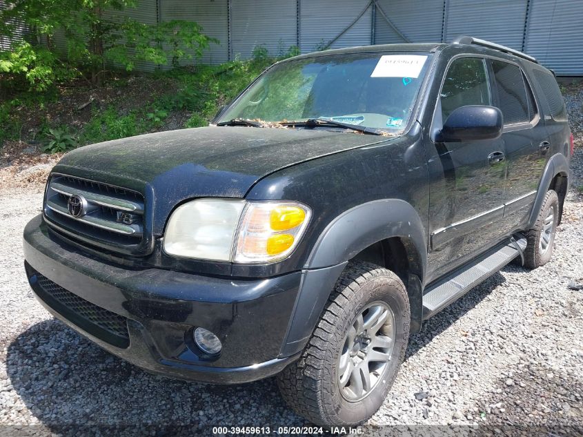 2003 Toyota Sequoia Limited V8 VIN: 5TDBT48A03S170946 Lot: 39459613