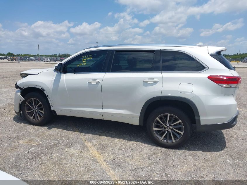 2017 Toyota Highlander Se/Xle VIN: 5TDKZRFH0HS202460 Lot: 39459629