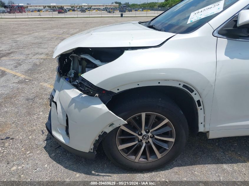 2017 Toyota Highlander Se/Xle VIN: 5TDKZRFH0HS202460 Lot: 39459629