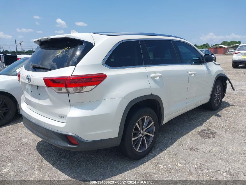 2017 Toyota Highlander Se/Xle VIN: 5TDKZRFH0HS202460 Lot: 39459629