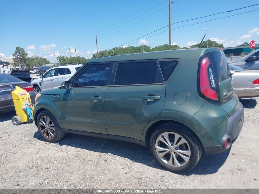 2014 Kia Soul + VIN: KNDJP3A56E7013961 Lot: 39459639