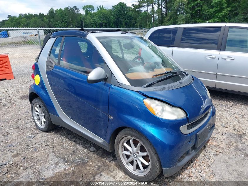 2008 Smart Fortwo Passion VIN: WMEEK31X48K090946 Lot: 39459647