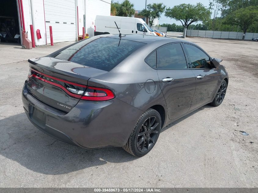 2015 Dodge Dart Limited VIN: 1C3CDFCB3FD166729 Lot: 39459673