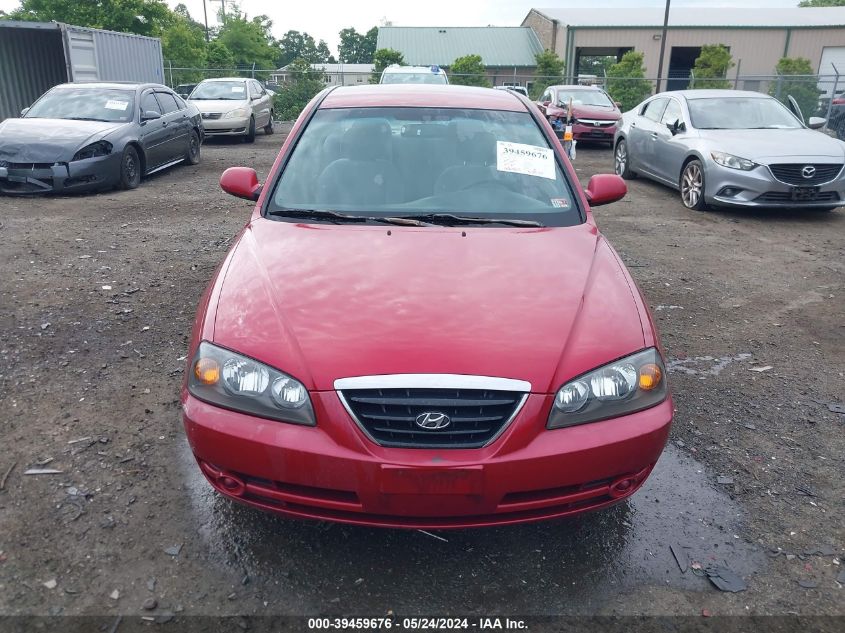 2005 Hyundai Elantra Gls/Gt VIN: KMHDN46D05U974495 Lot: 39459676