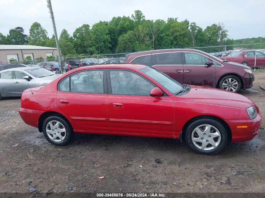 2005 Hyundai Elantra Gls/Gt VIN: KMHDN46D05U974495 Lot: 39459676