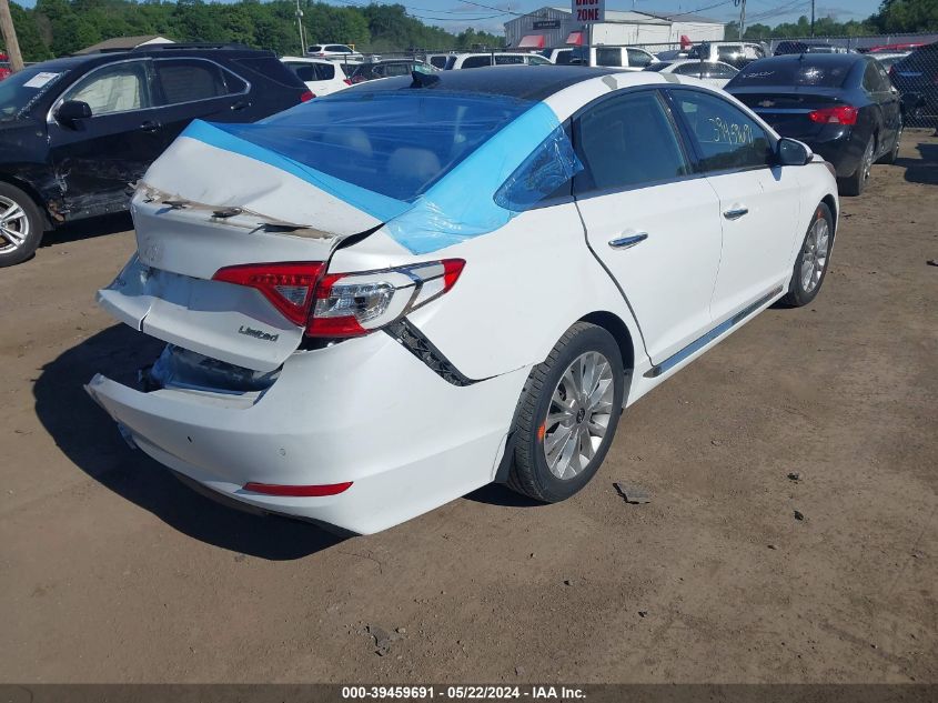 2015 Hyundai Sonata Limited VIN: 5NPE34AF5FH112568 Lot: 39459691