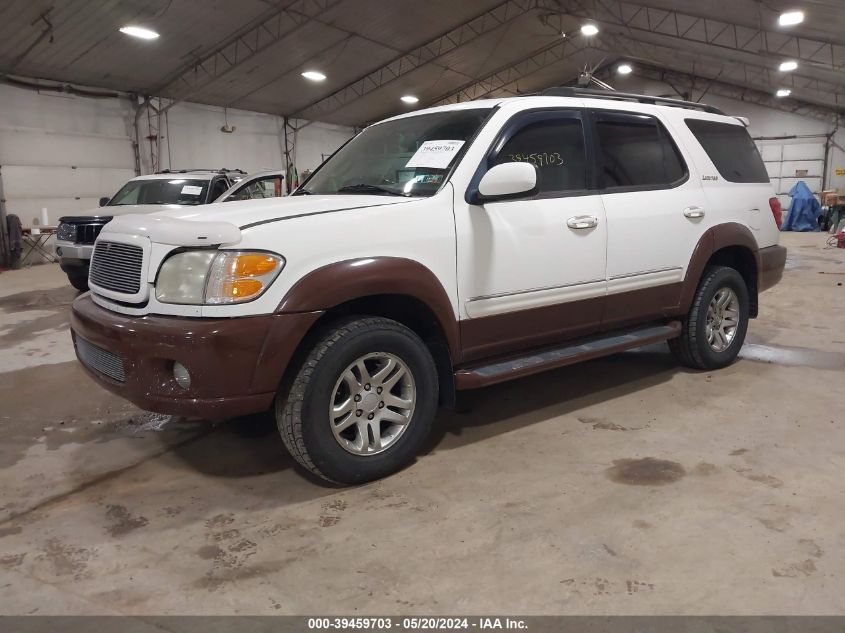 2003 Toyota Sequoia Limited V8 VIN: 5TDBT48A53S138669 Lot: 39459703