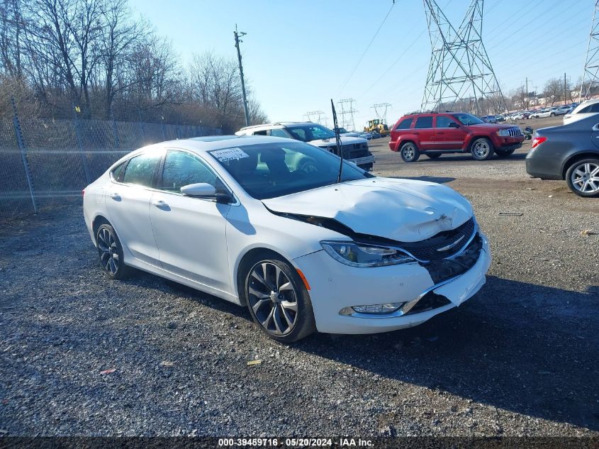 2015 Chrysler 200 C VIN: 1C3CCCEG0FN589529 Lot: 39459716