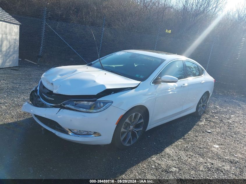 2015 Chrysler 200 C VIN: 1C3CCCEG0FN589529 Lot: 39459716